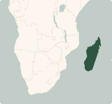 Mappa del tour di Madagascar