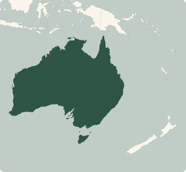 Mappa del tour di Australia
