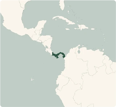 Mappa del tour di Panama