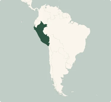 Mappa del tour di Perù
