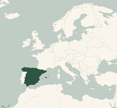 Mappa del tour di Spagna